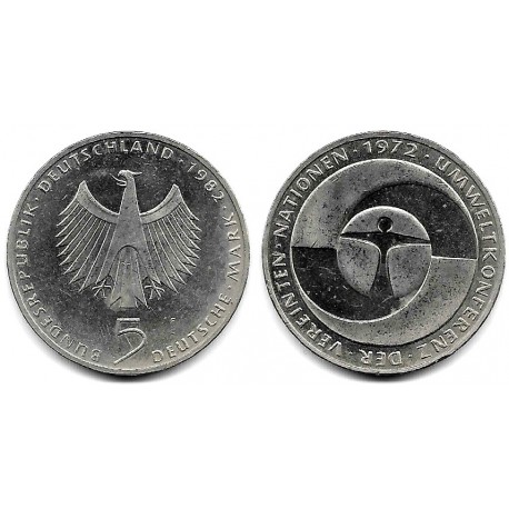(157) Alemania. 1982(F). 5 Mark (EBC)