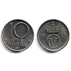 (416) Noruega. 1979. 10 Ore (EBC)