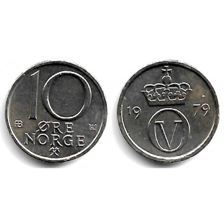 (416) Noruega. 1979. 10 Ore (EBC)