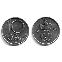 (416) Noruega. 1988. 10 Ore (SC)