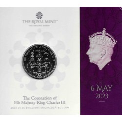 Gran Bretaña. 2023. 5 Pounds (SC) The Coronation of His Majesty King Charles III