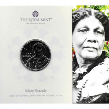 Gran Bretaña. 2023. 5 Pounds (SC) Mary Seacole