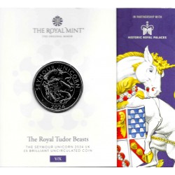 Gran Bretaña. 2024. 5 Pounds (SC) The Royal Tudor Beasts