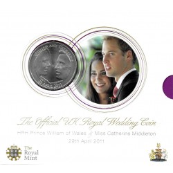 Gran Bretaña. 2011. 5 Pounds (SC) Royal Wedding