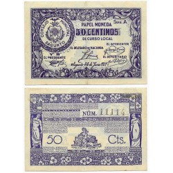 Sagunto. 1937. 50 Céntimos (EBC)