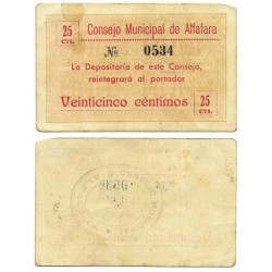 Alfafara. Sin Fecha. 25 Céntimos (MBC+)