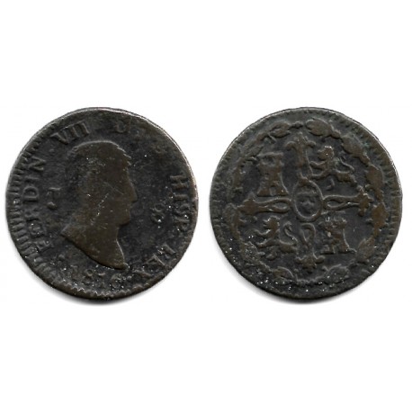 Fernando VII. 1816. 8 Maravedí (BC) Ceca de Jubia
