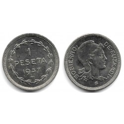 Gobierno de Euzkadi. 1937. 1 Peseta (SC)