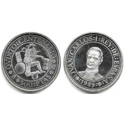España. 1989. 500 Pesetas (EBC+) (Plata) 6,75 gr. de .925 Milésimas