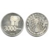 (80) Argentina. 1978. 3000 Pesos (EBC+) (Plata)
