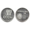(78) Argentina. 1978. 1000 Pesos (EBC+) (Plata)