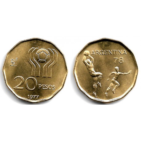 (75) Argentina. 1977. 20 Pesos (SC)