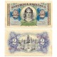 España (II República). 1938. 2 Pesetas (EBC) Serie B, Leve Mancha