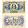 España (II República). 1938. 2 Pesetas (EBC) Serie B, Leve Mancha