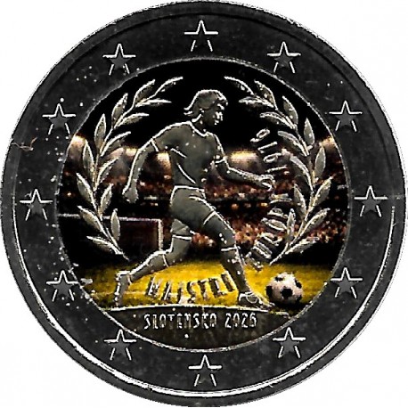 Eslovaquia. 2026. 2 Euro (SC) Coloreada