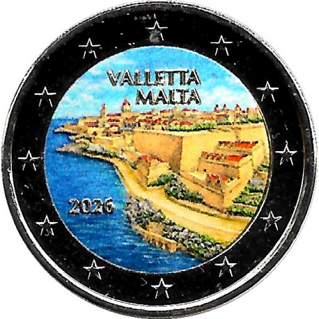 Malta. 2026. 2 Euro (SC) Coloreada