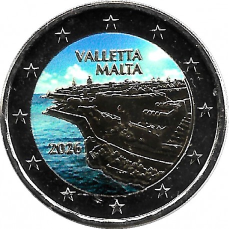 Malta. 2026. 2 Euro (SC) Coloreada