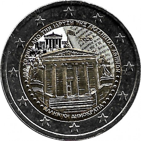 Grecia. 2026. 2 Euro (SC) Coloreada