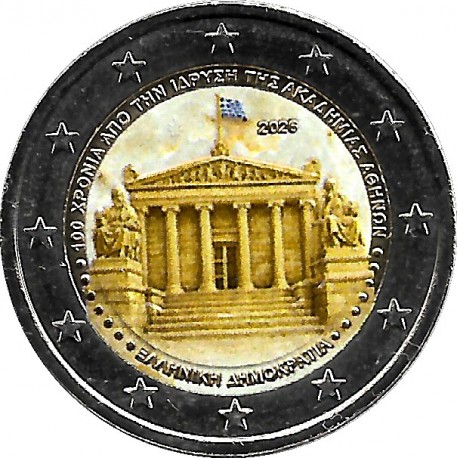 Grecia. 2026. 2 Euro (SC) Coloreada