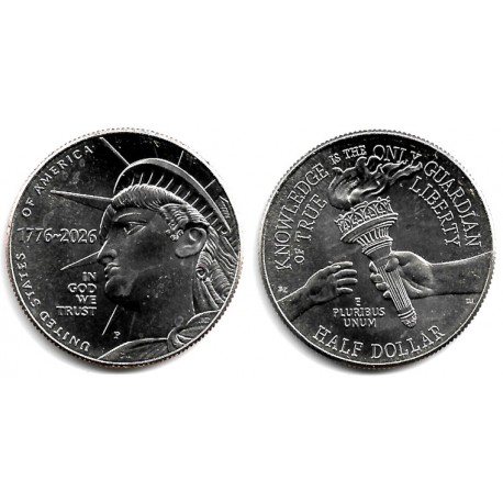 Estados Unidos de América. 2026(P). Half Dollar (SC)