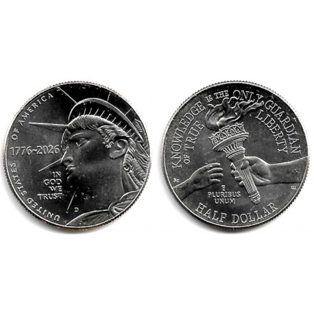 Estados Unidos de América. 2026(D). Half Dollar (SC)