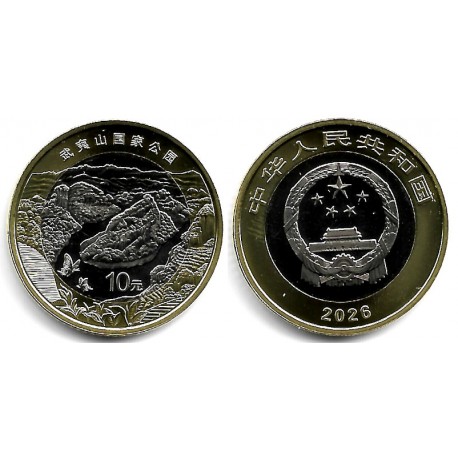 China. 2026. 10 Yuan (SC) Wuyishan