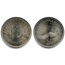 (31) Macedonia. 2017. 10 Denari (SC)