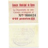 Agres. Sin Fecha. 0,25 Pesetas (SC)