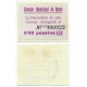 Agres. Sin Fecha. 0,50 Pesetas (SC)