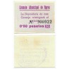 Agres. Sin Fecha. 0,50 Pesetas (SC)