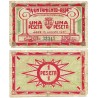 Aspe. 1937. 1 Peseta (BC+) Leves roturas en margenes