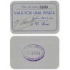 Bañeres. 1937. 1 Peseta (SC)