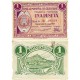 Cocentaina. 1937. 1 Peseta (EBC) Rotura en margen derecho