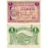 Cocentaina. 1937. 1 Peseta (EBC) Rotura en margen derecho