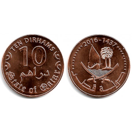 Qatar. 2016. 10 Dirhams (SC)