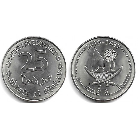 Qatar. 2016. 25 Dirhams (SC)