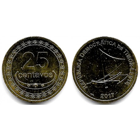 Timor Oriental. 2017. 25 Centavos (SC)