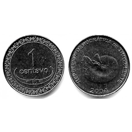 (1) Timor Oriental. 2004. 1 Centavo (SC)