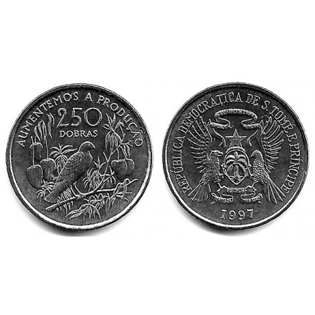 (88) Santo Tomé y Príncipe. 1997. 250 Dobras (SC)
