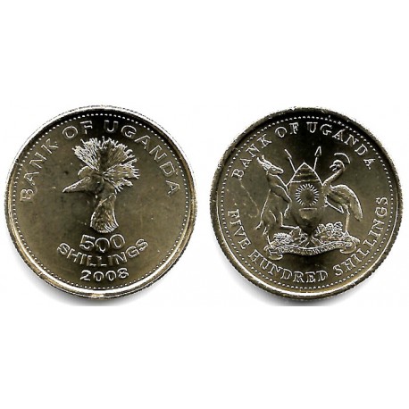 (69) Uganda. 2008. 500 Shillings (SC)