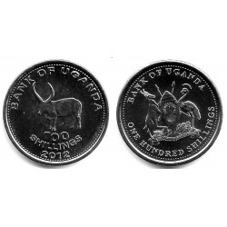 (67) Uganda. 2012. 100 Shillings (SC)