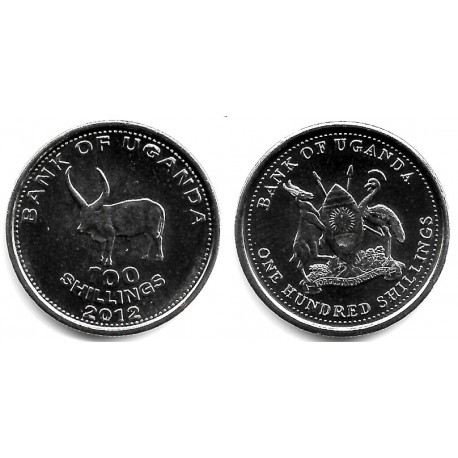 (67) Uganda. 2012. 100 Shillings (SC)