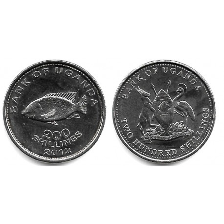 (68) Uganda. 2012. 200 Shillings (SC)