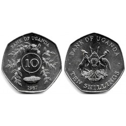(30) Uganda. 1987. 10 Shillings (SC)