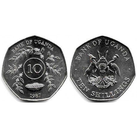 (30) Uganda. 1987. 10 Shillings (SC)