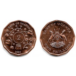 (28) Uganda. 1987. 2 Shillings (SC)