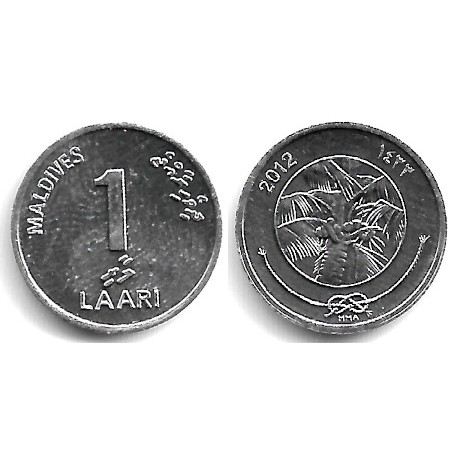 Maldivas. 2012. 1 Laari (SC)