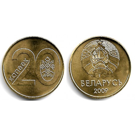 Bielorrusia. 2009. 20 Kopeks (SC)