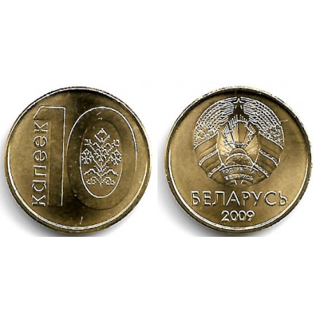 Bielorrusia. 2009. 10 Kopeks (SC)