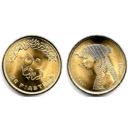 (942.2) Egipto. 2010. 50 Piastres (SC)